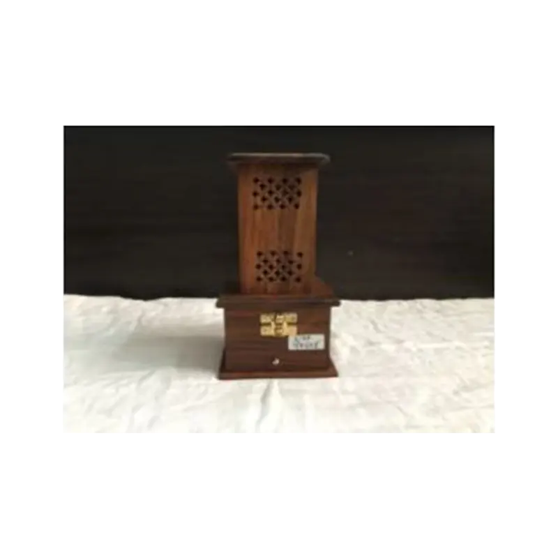 Wooden Handicraft Bakhoor Dan Dome Shape