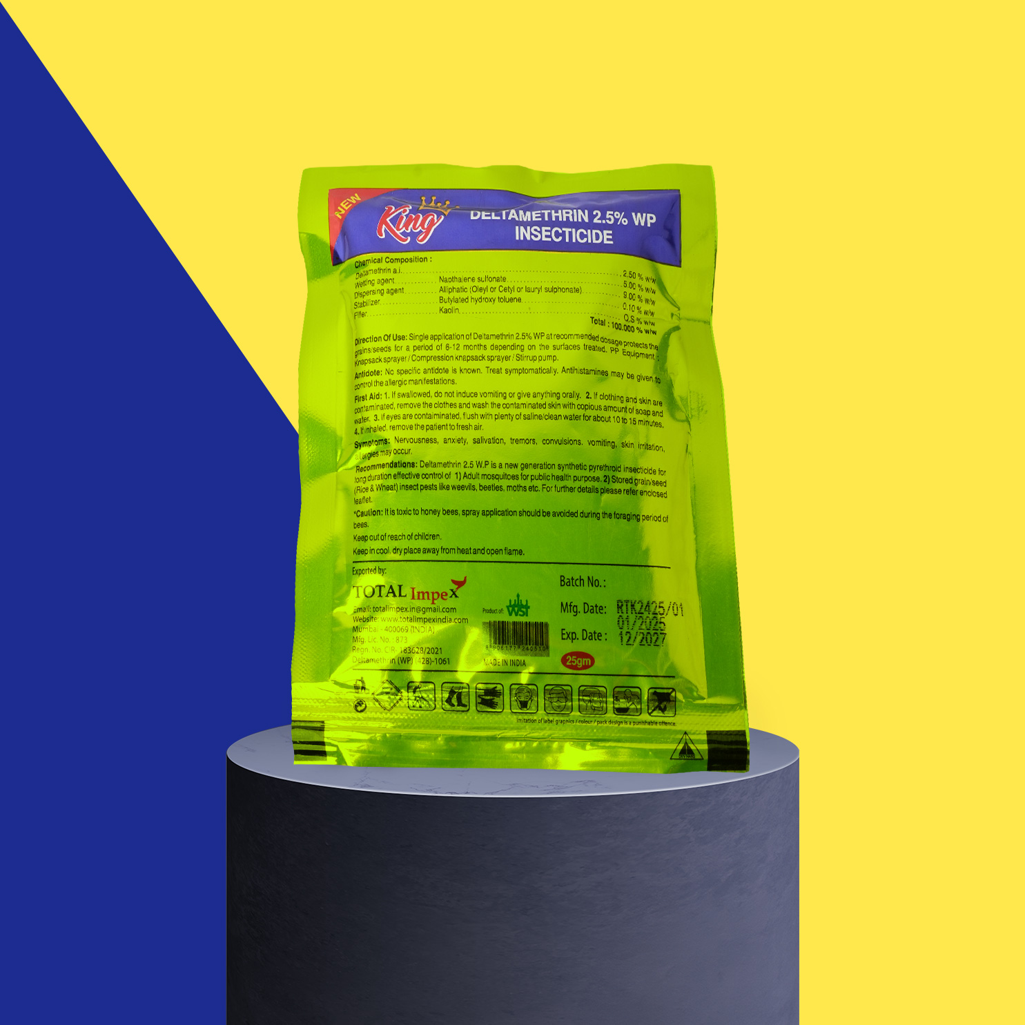 Deltamethrin 2.5 W.P Insecticide Powder