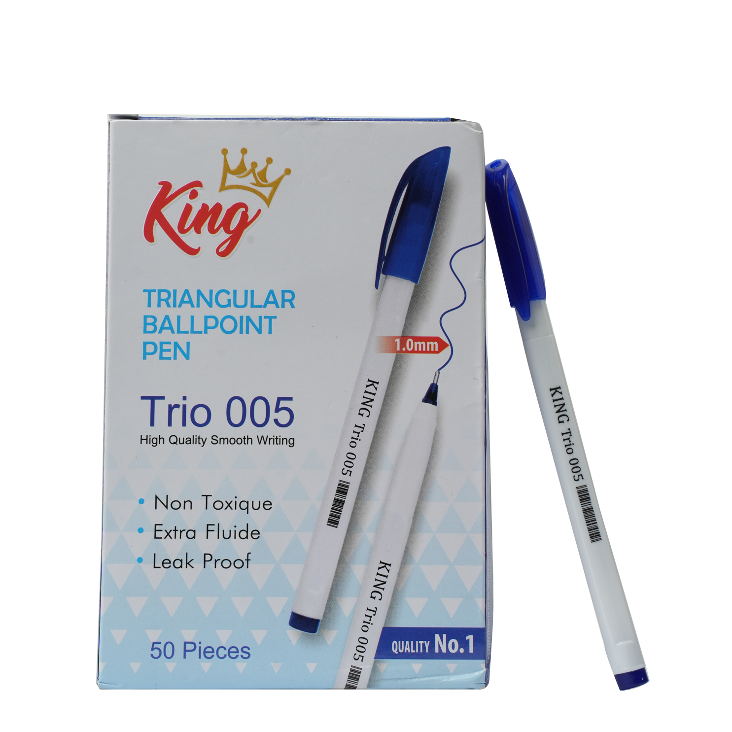 Triangular Ball Point Pen Blue