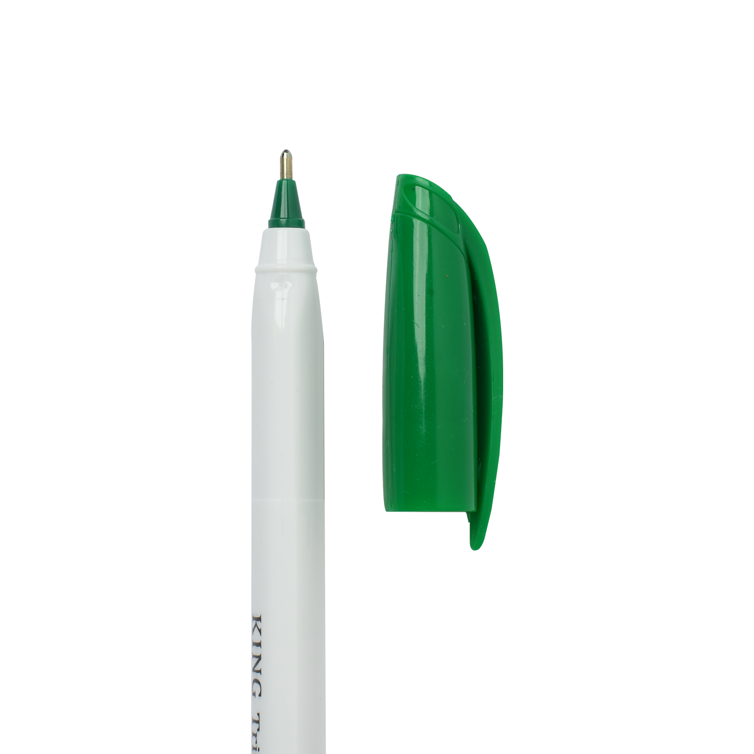 Triangular Ball Point Pen Green