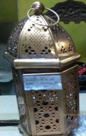Iron Handicraft Metal Work Bakhoor Dan Lamp Style Copper Design