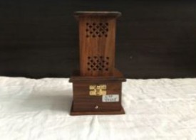 Wooden Handicraft Bakhoor Dan Dome Shape