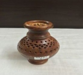 Wooden Handicraft Bakhoor Dan Pyramid Plain